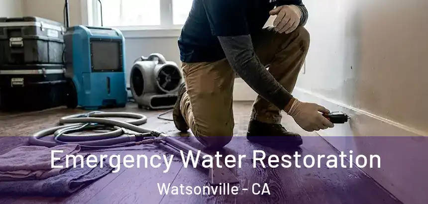 Emergency Water Restoration Watsonville - CA
